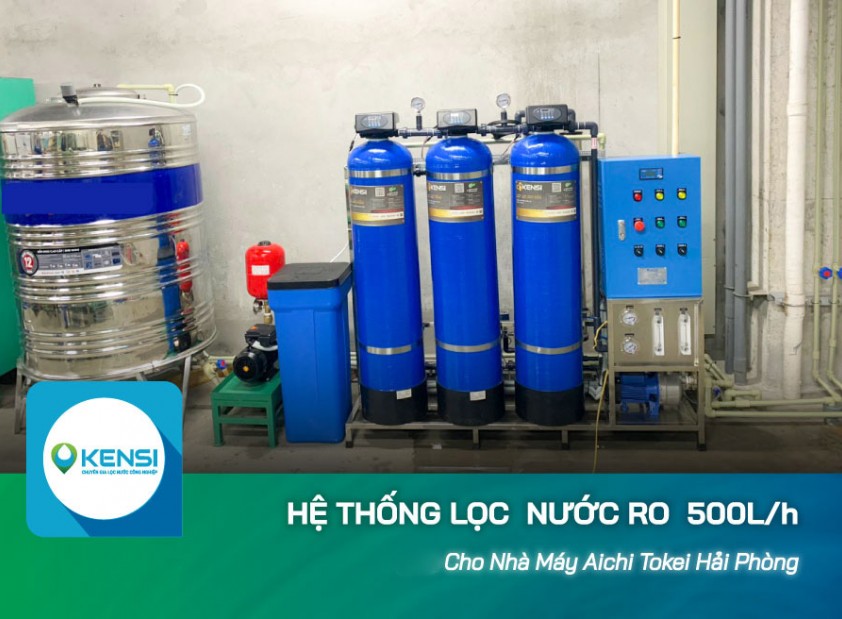 Lắp đặt hệ thống lọc nước công nghiệp RO cho nhà máy Aichi Tokei Denki Hải Phòng