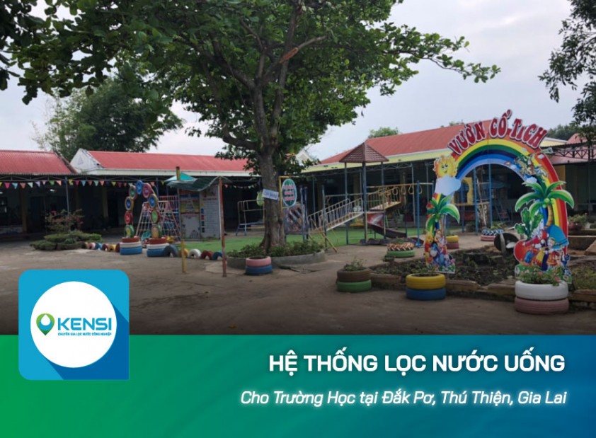 Lắp đặt hệ thống lọc nước công nghiệp RO cho các trường học tại huyện Phú Thiện