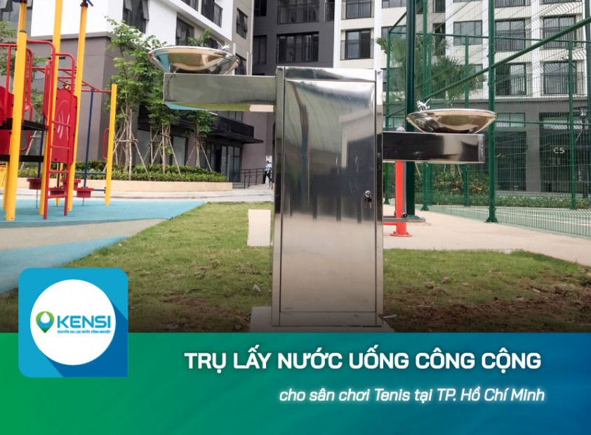Dự án lắp đặt đảo lấy nước công cộng cho sân tennis tại TP. Hồ Chí Minh