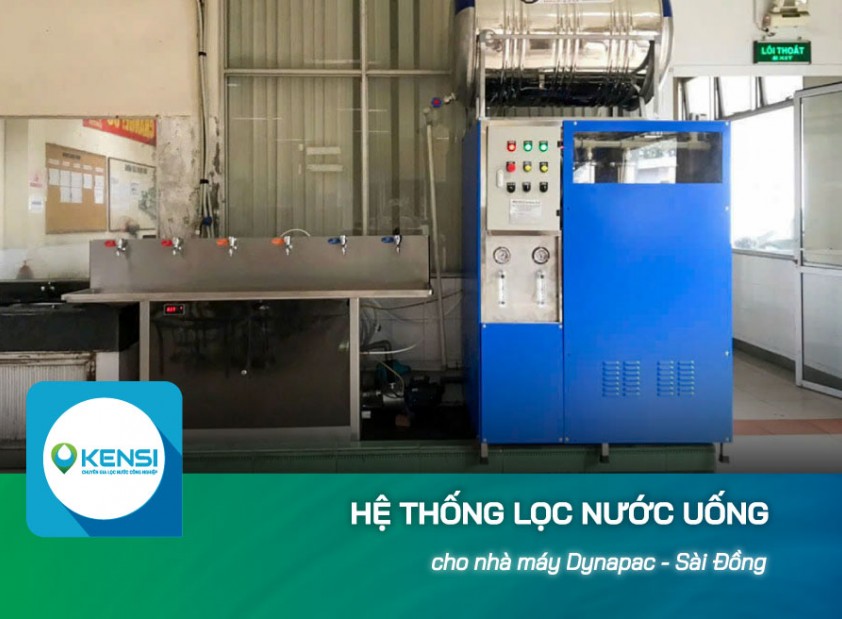 Lắp đặt hệ thống nước uống cho nhà xưởng nhà máy Dynapac, KCN Sài Đồng, Long Biên