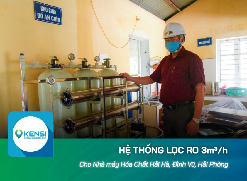 Lắp đặt hệ thống lọc nước công nghiệp RO 250L/h cho các trường học tại Vụ Bản, Nam Định