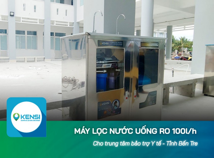 Dự án lắp máy lọc nước uống trực tiếp tại Trung tâm bảo trợ Y tế, tỉnh Bến Tre