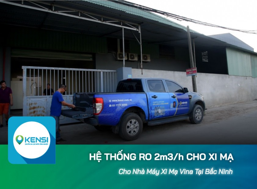 Hệ thống lọc nước công nghiệp RO 2m3/h cho nhà máy xi mạ Vina, Bắc Ninh