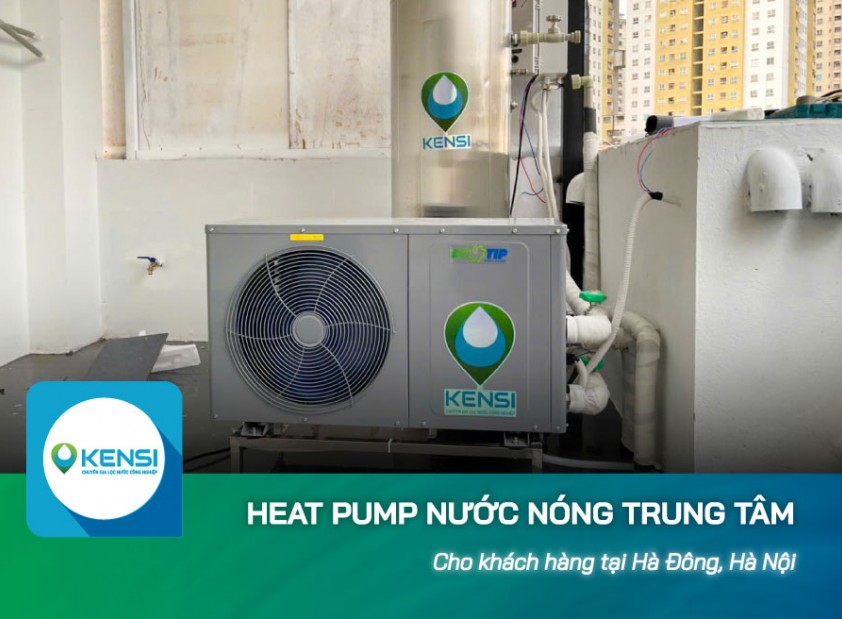 Lắp đặt máy bơm nhiệt Heat Pump cho gia đình tại Hà Đông, Hà Nội