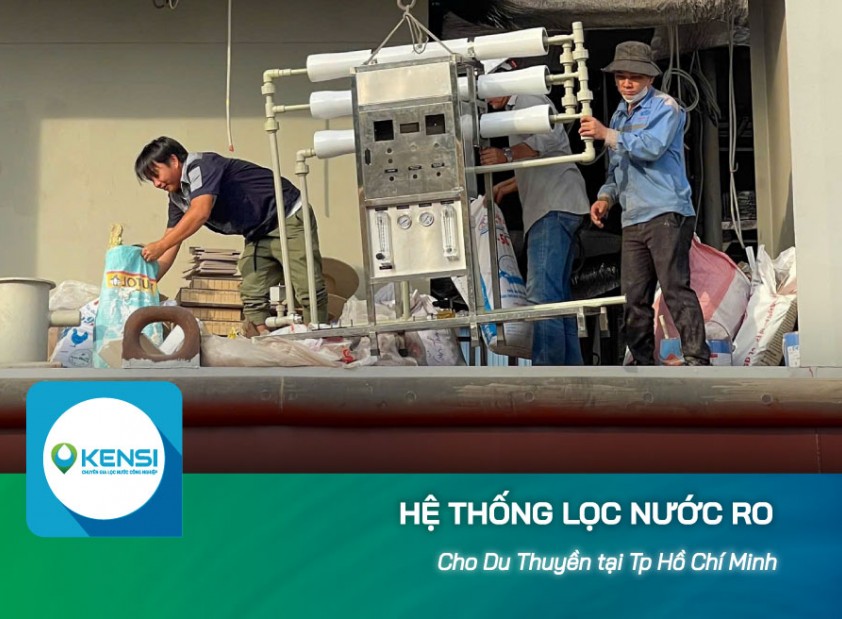 Lắp đặt hệ thống lọc nước công nghiệp RO cho du thuyền tại TP Hồ Chí Minh