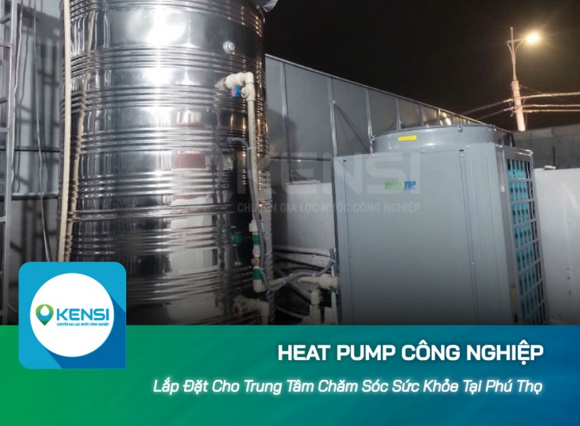 Lắp đặt Heat Pump công nghiệp cho trung tâm chăm sóc sức khỏe Massage tại Phú Thọ