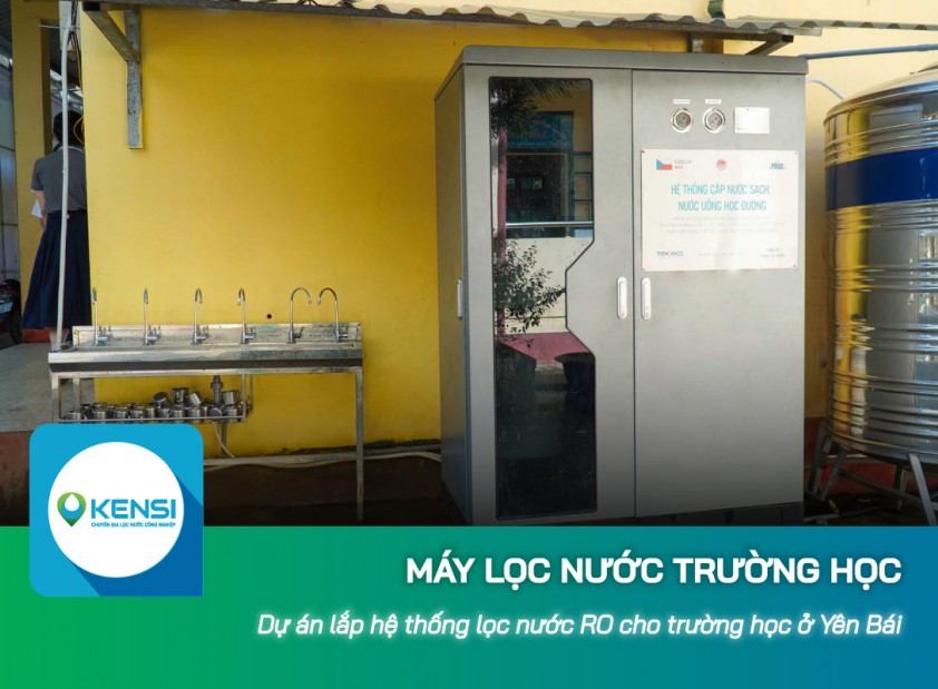 Dự án lắp đặt máy lọc nước cho trường học ở Yên Bái