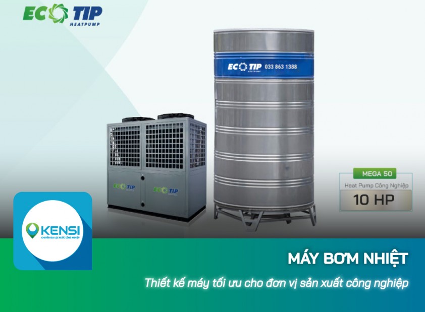Thiết kế máy bơm nhiệt tối ưu cho các đơn vị sản xuất công nghiệp