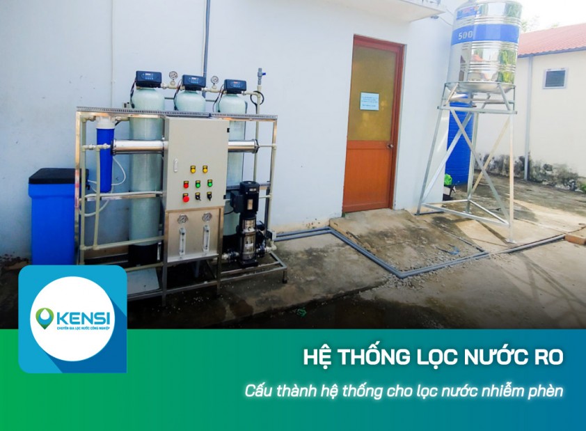 Cấu thành hệ thống lọc nước công nghiệp RO cho lọc nước nhiễm phèn 