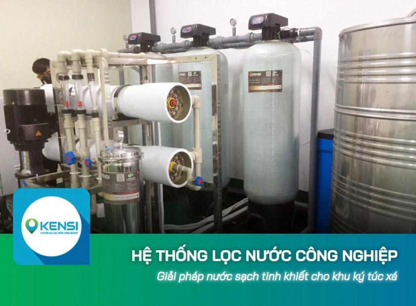 Tư vấn lắp đặt hệ thống lọc nước công nghiệp cho khu ký túc xá