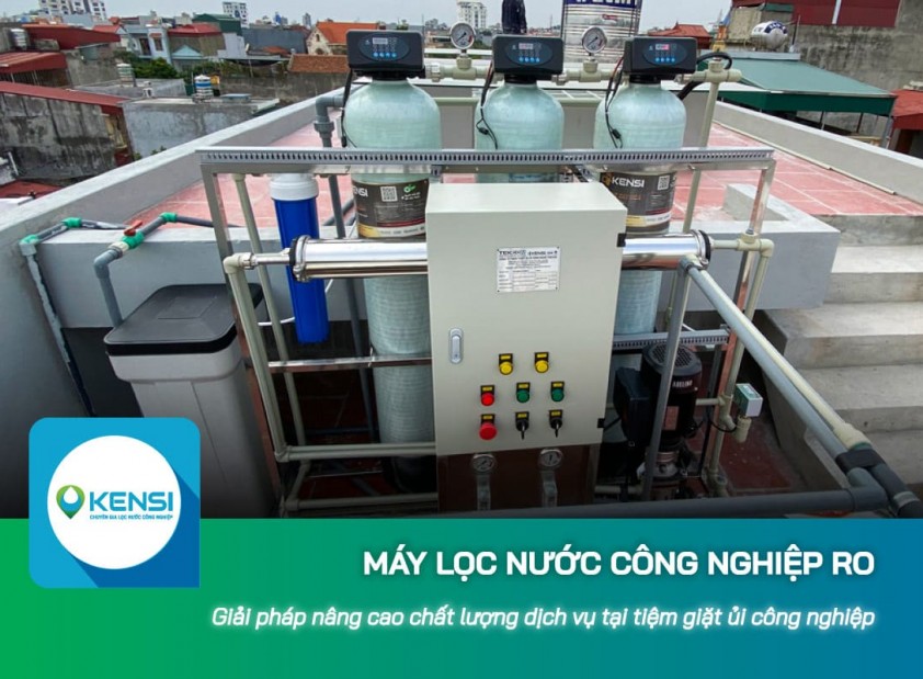 Máy lọc nước công nghiệp RO nâng cao chất lượng dịch vụ tại tiệm giặt ủi công nghiệp