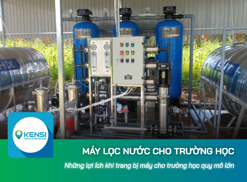 Những lợi ích khi trang bị máy lọc nước cho trường học quy mô lớn