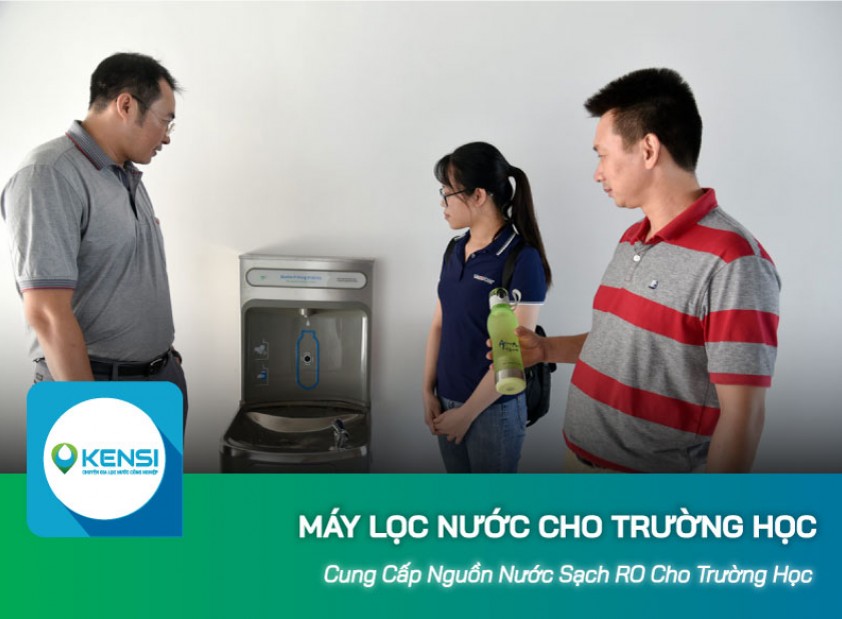 Vì sao trường học nên lắp máy lọc nước công nghiệp?