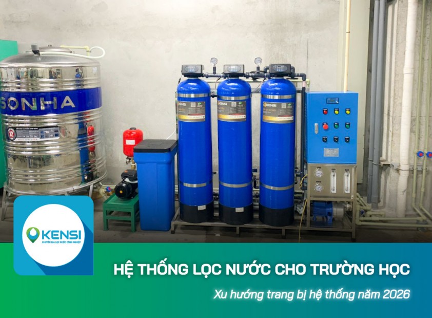 Xu hướng trang bị hệ thống lọc nước cho trường học năm 2026