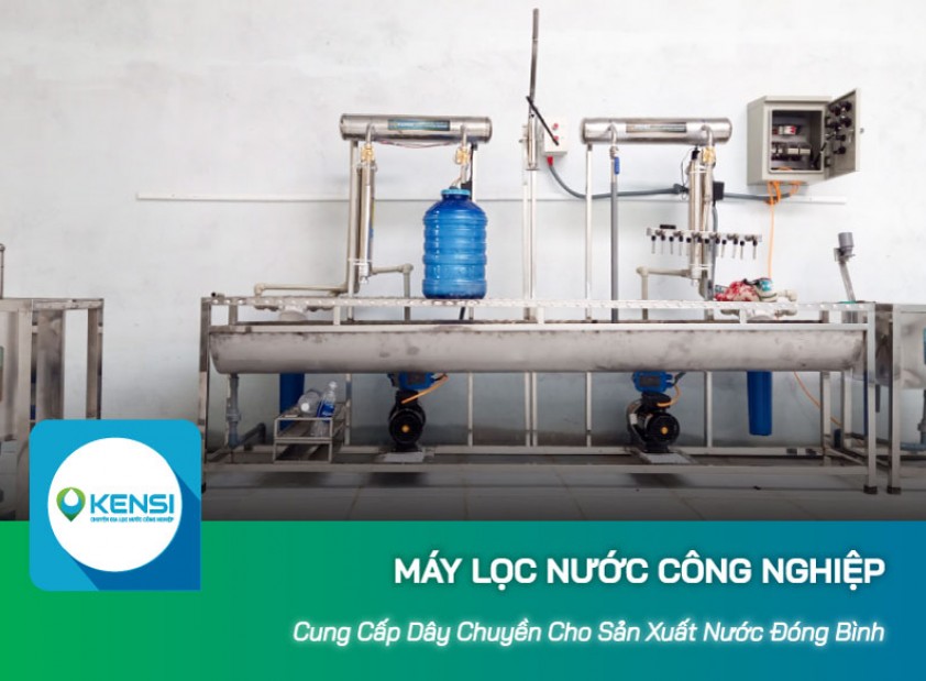 Cung cấp dây chuyền máy lọc nước công nghiệp cho sản xuất nước đóng bình
