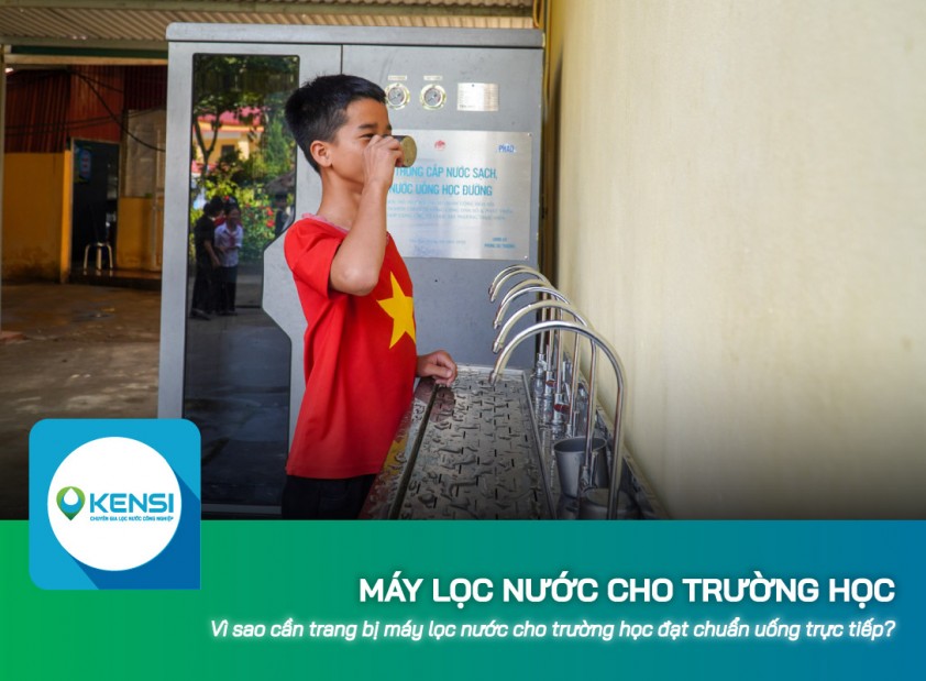 Vì sao cần trang bị máy lọc nước cho trường học đạt chuẩn uống trực tiếp?