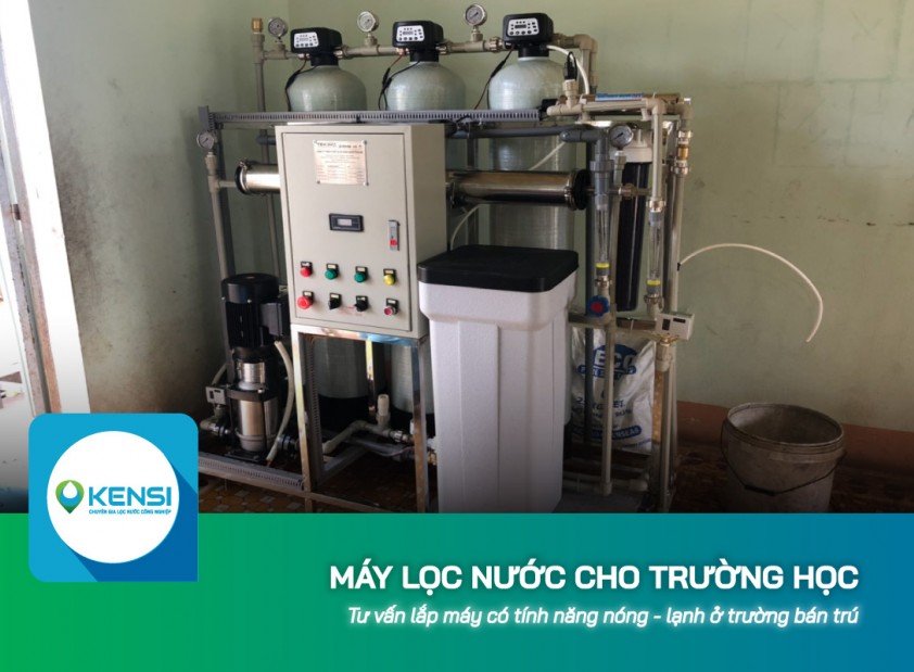 Tư vấn lắp máy lọc nước cho trường học có tính năng nóng - lạnh ở trường bán trú