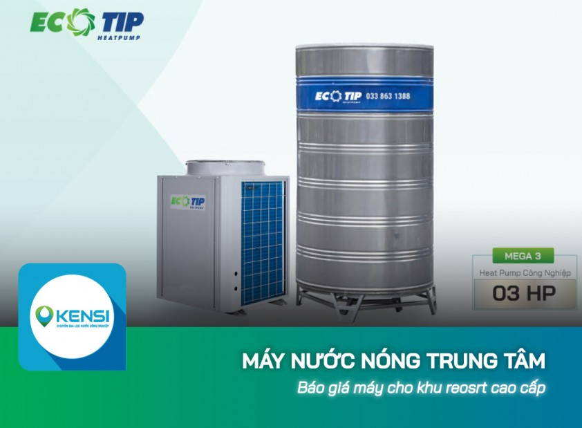 Báo giá máy nước nóng trung tâm cho khu resort cao cấp