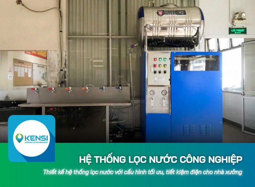 Thiết kế hệ thống lọc nước công nghiệp với cấu hình tối ưu, tiết kiệm điện cho nhà xưởng