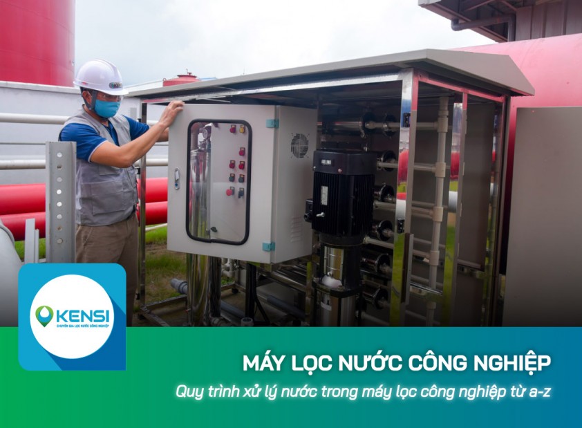 Quy trình xử lý nước trong máy lọc nước công nghiệp từ A-Z