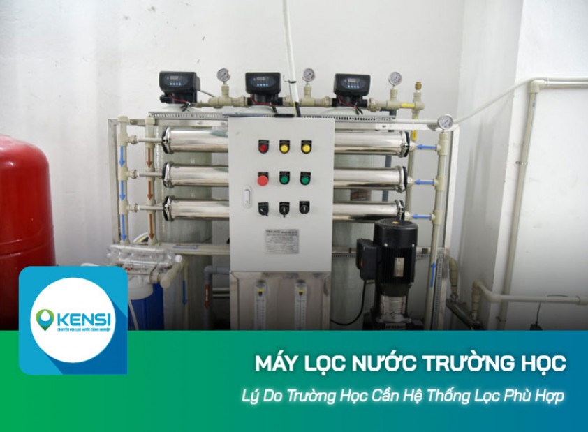 Lý do trường học nên đầu tư máy lọc nước công nghiệp đạt chuẩn