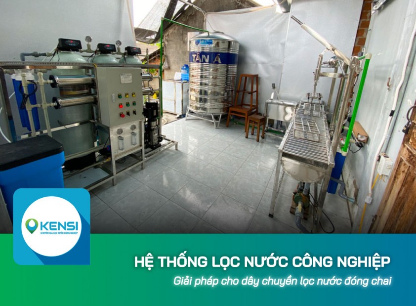 Xây dựng dây chuyền lọc nước đóng chai với hệ thống lọc nước công nghiệp