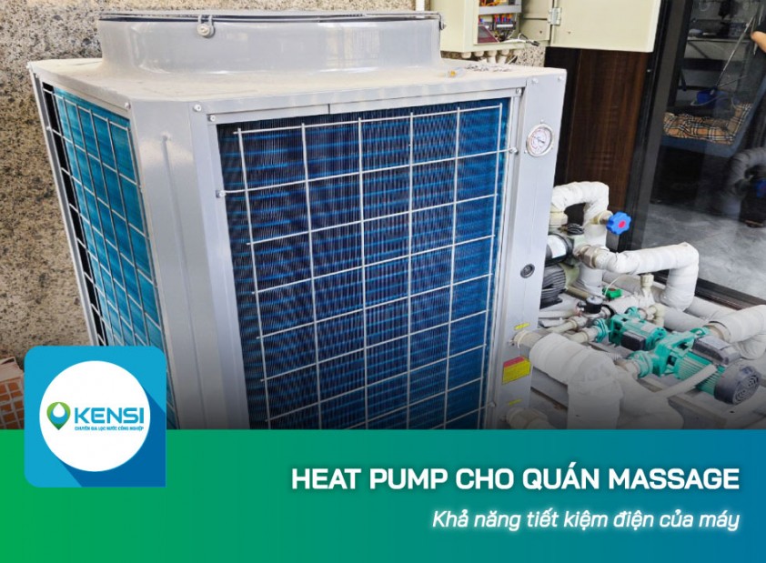 Khả năng tiết kiệm điện của Heat Pump cho quán massage