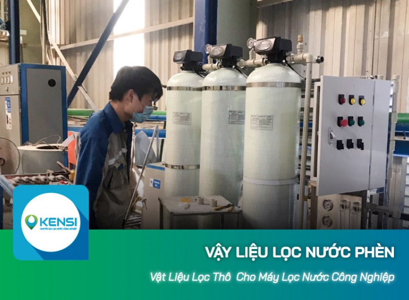 Vật liệu lọc thô xử lý nước nhiễm phèn hiệu quả trong máy lọc nước công nghiệp