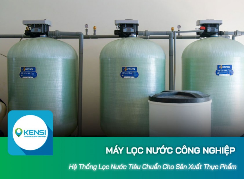 Tiêu chuẩn nước từ máy lọc nước công nghiệp RO cho sản xuất thực phẩm