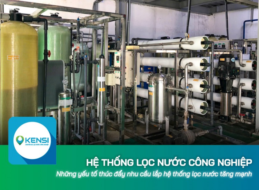 Những yếu tố thúc đẩy nhu cầu hệ thống lọc nước công nghiệp RO tăng mạnh