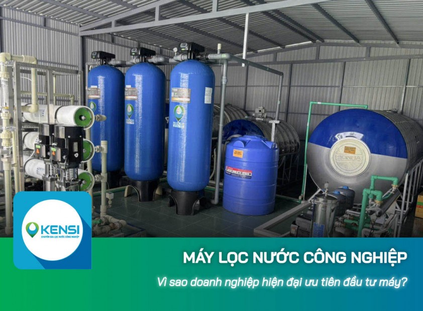 Vì sao doanh nghiệp hiện đại ưu tiên đầu tư máy lọc nước công nghiệp?