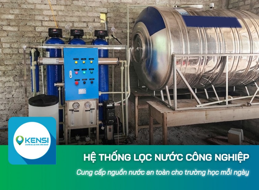 Hệ thống lọc nước công nghiệp cho trường học: Đảm bảo nguồn nước an toàn mỗi ngày