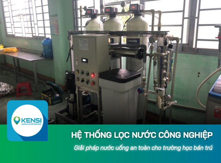 Hệ thống lọc nước công nghiệp RO cho trường học bán trú: Giải pháp nước uống an toàn