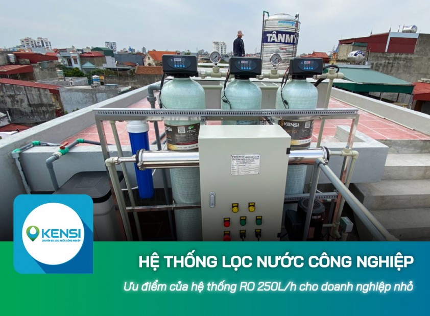 Ưu điểm nổi bật của hệ thống lọc nước công nghiệp RO 250L/h cho doanh nghiệp nhỏ