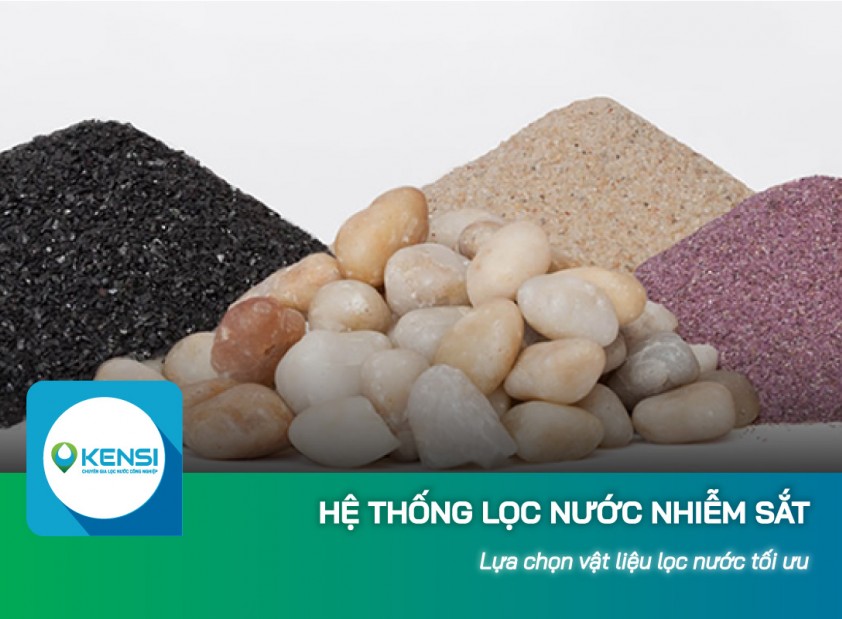 Vật liệu cho hệ thống lọc nước công nghiệp xử lý nước nhiễm sắt mua ở đâu tốt nhất?