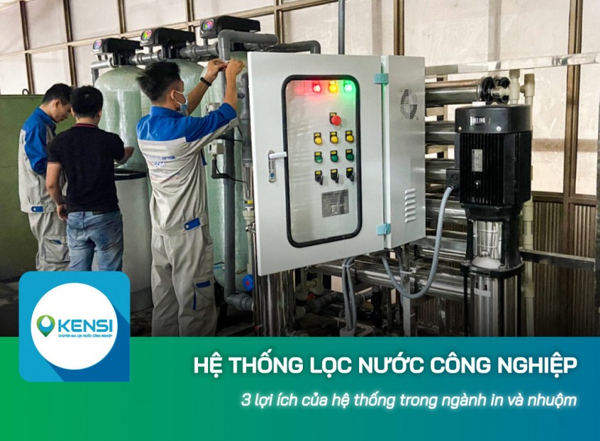 3 lợi ích của hệ thống lọc nước công nghiệp RO trong ngành in và nhuộm