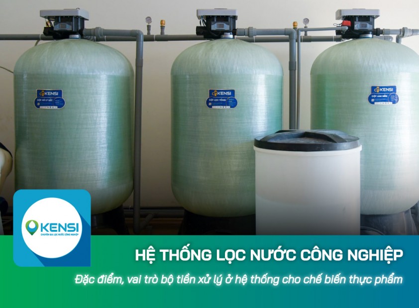 Đặc điểm và vai trò bộ tiền xử lý ở hệ thống lọc nước công nghiệp cho chế biến thực phẩm