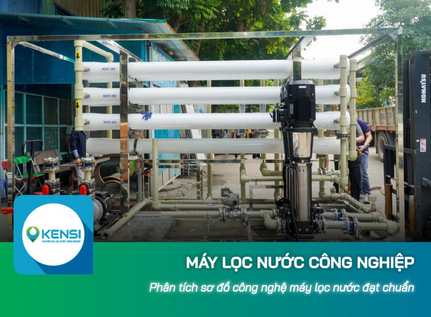 Phân tích sơ đồ công nghệ máy lọc nước công nghiệp đạt chuẩn