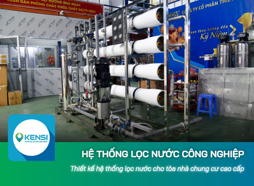 Thiết kế hệ thống lọc nước công nghiệp cho các tòa nhà chung cư cao cấp