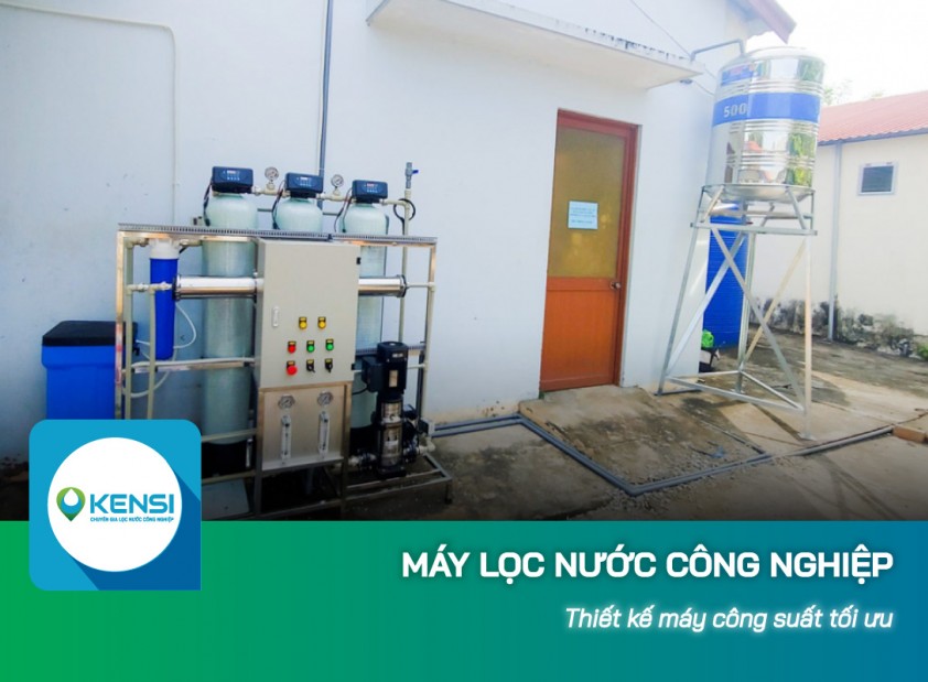 Thiết kế máy lọc nước công nghiệp RO có mức công suất phù hợp
