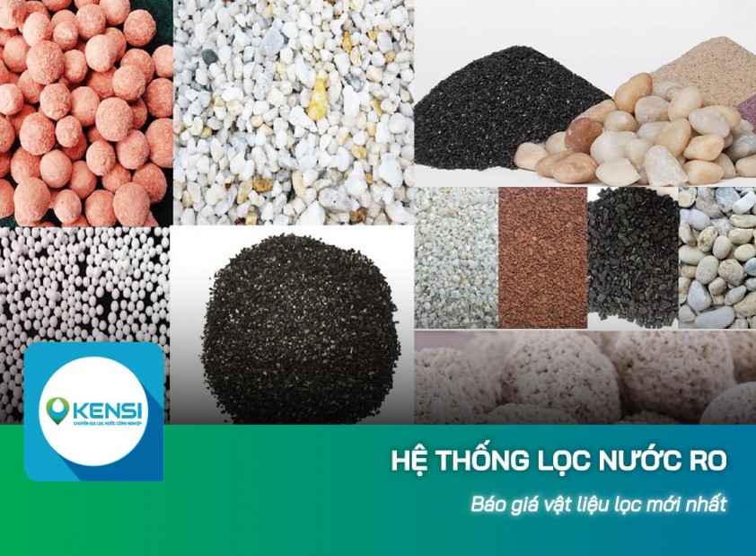 Báo giá vật liệu lọc ở hệ thống lọc nước công nghiệp xử lý nước ô nhiễm