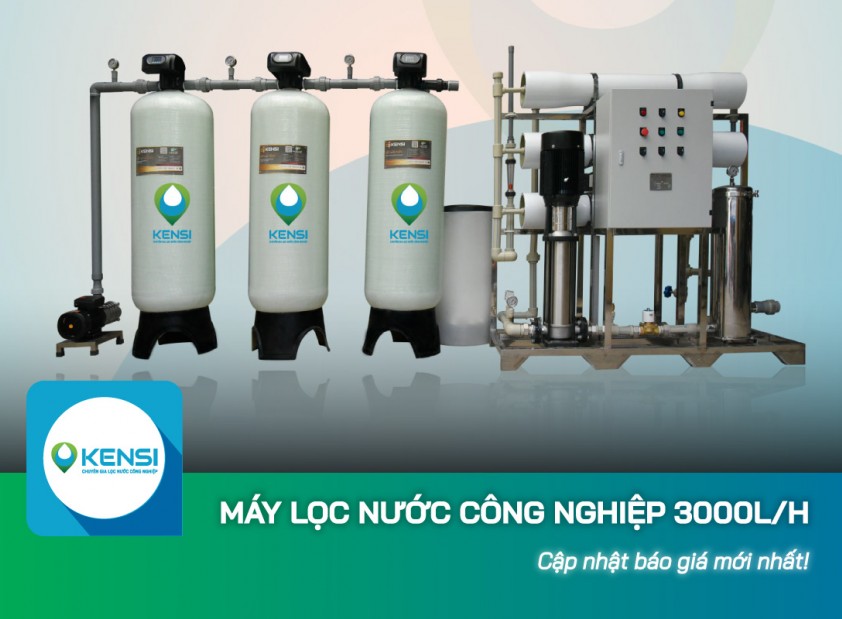 Báo giá máy lọc nước công nghiệp 3000L/h cho bệnh viện
