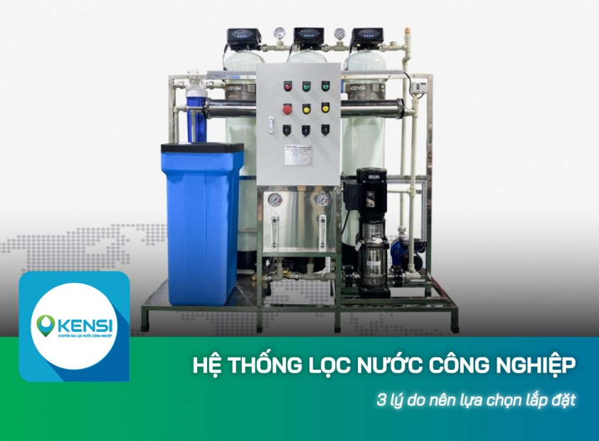 Lý do các đơn vị ưu tiên lựa chọn máy lọc nước RO công nghiệp?