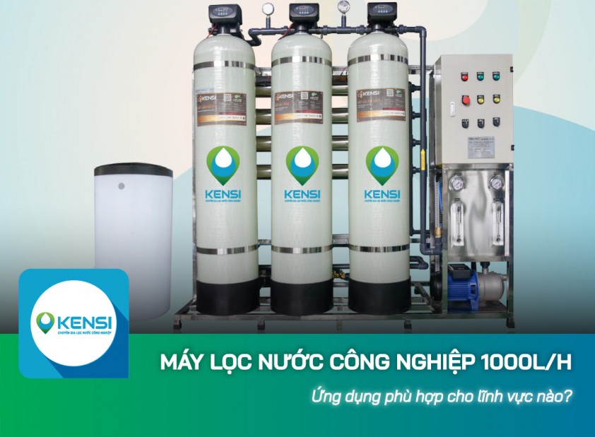 Máy lọc nước công nghiệp RO 1000L/h phục vụ cho các lĩnh vực nào?