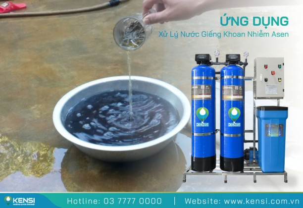 Hệ thống xử lý nước giếng khoan nhiễm Asen