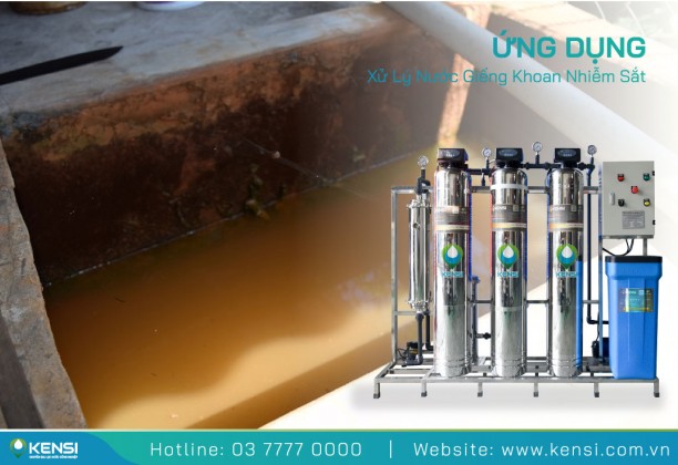 Hệ thống xử lý nước giếng khoan nhiễm sắt