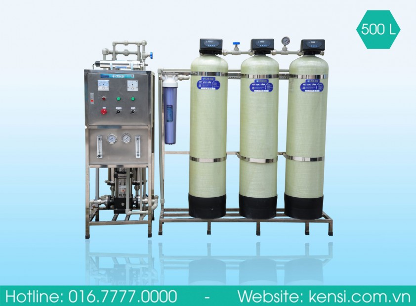Xử lý nước sinh hoạt gia đình nhiễm đá vôi