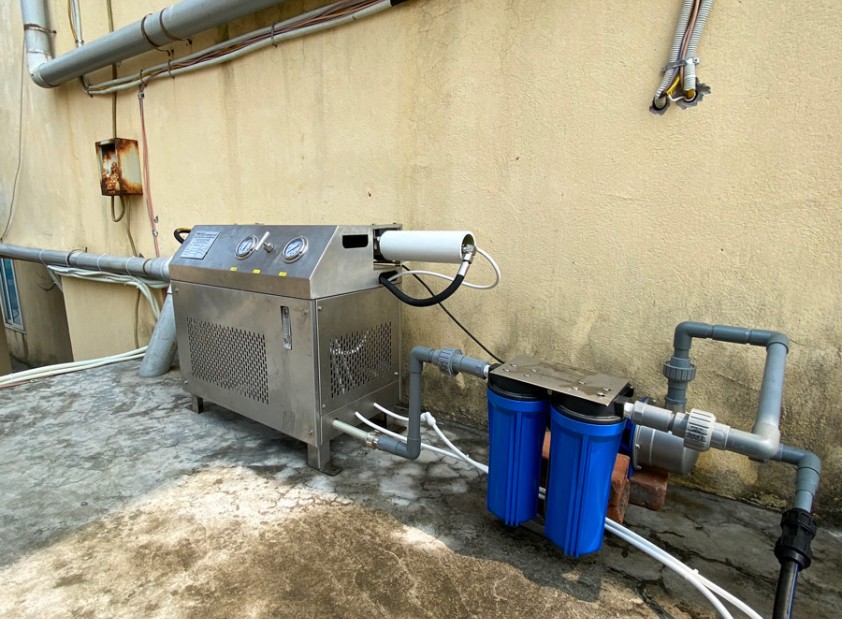 Dự án lắp đặt máy lọc nước biển tại đảo Long Châu, Cát Bà
