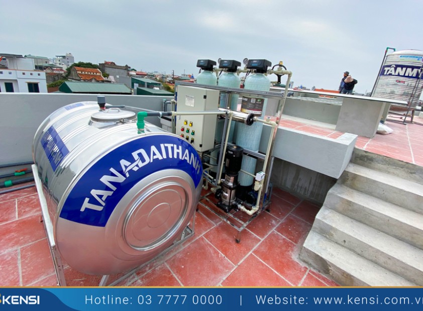 Lắp đặt máy lọc nước công nghiệp RO 250l/h dùng cho sinh hoạt gia đình
