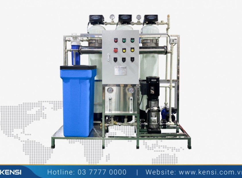 Quá trình xử lý nguồn nước nhiễm mặn ở hệ thống lọc nước công nghiệp 